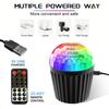 LED Disco Ball Stage Disco Light Rotating Lantern DJ Strobe With Remote Control RGB Christmas Gift Party Club Decoration