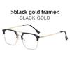 Retro Metal Double Beam Blue Light Blocking Flat Glasses For Men And Women