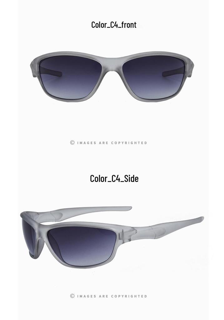 Ottoman 86600 Retro Sport Radsport Sonnenbrille – Trendiges Silber UV-Schutz für Damen & Herren