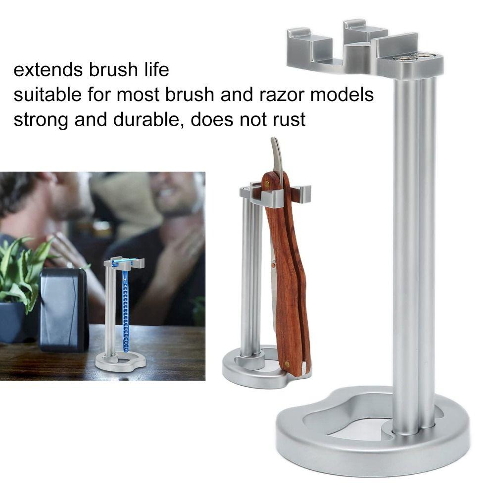 Protects Shavers To Air Dry Beard Cutter Tool Rack Manual Razor Storage Stand  Heavy Duty