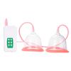 Powerful Vacuum Breast Enlargement Machine Electric Breast Massager Double Cup USB Charging