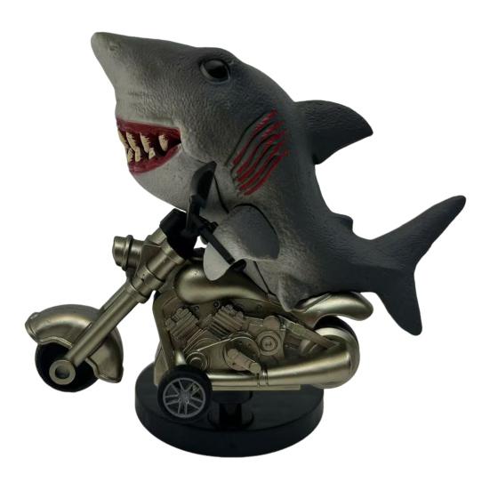 

1/6 шт. Дрифт мотоцикл животное автомобиль украшение авто приборная панель крепление вращающийся динозавр тигр дельфин мотоцикл украшение внедорожник грузовик салон автомобиля Fish