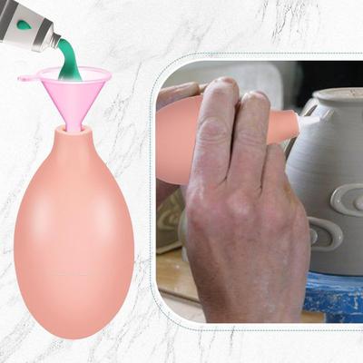 59/62/102Pcs Pottery Tools with Slip Trailer Bottle Assorted Fine Tip Needle Replacement Filling Funnel Connector Precision Applicator Glaze