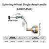 New Metal Wood Fishing Reel Handle 500-7000 Series Gold Silver Red Replacement Fishing Arm Wheel Metal Spool Fishing Accessories