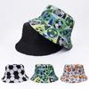 Double-sided Bucket Hat European and American Fashion Football Printing Fans Pot Hat Men's and Women's Events Cheering Hat