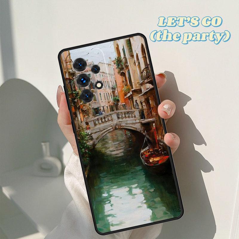 Travel italy Street Venice phone case For Samsung Galaxy A42 A31 A40 A51 A71 A32 A80 A91 A52 A72 A20e A21S A50 A70 A11 A12 Cover