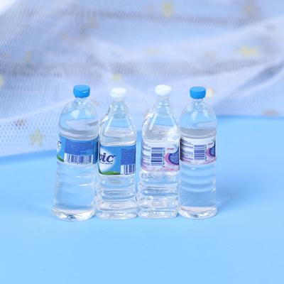 10Pcs Mini Mineral Water Bottle 1:12 Dollhouse Miniature Accessory Drinking Toy