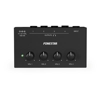 Fonestar FDA-4A - Headphone Amplifier (4-output Concentrator), Fonestar