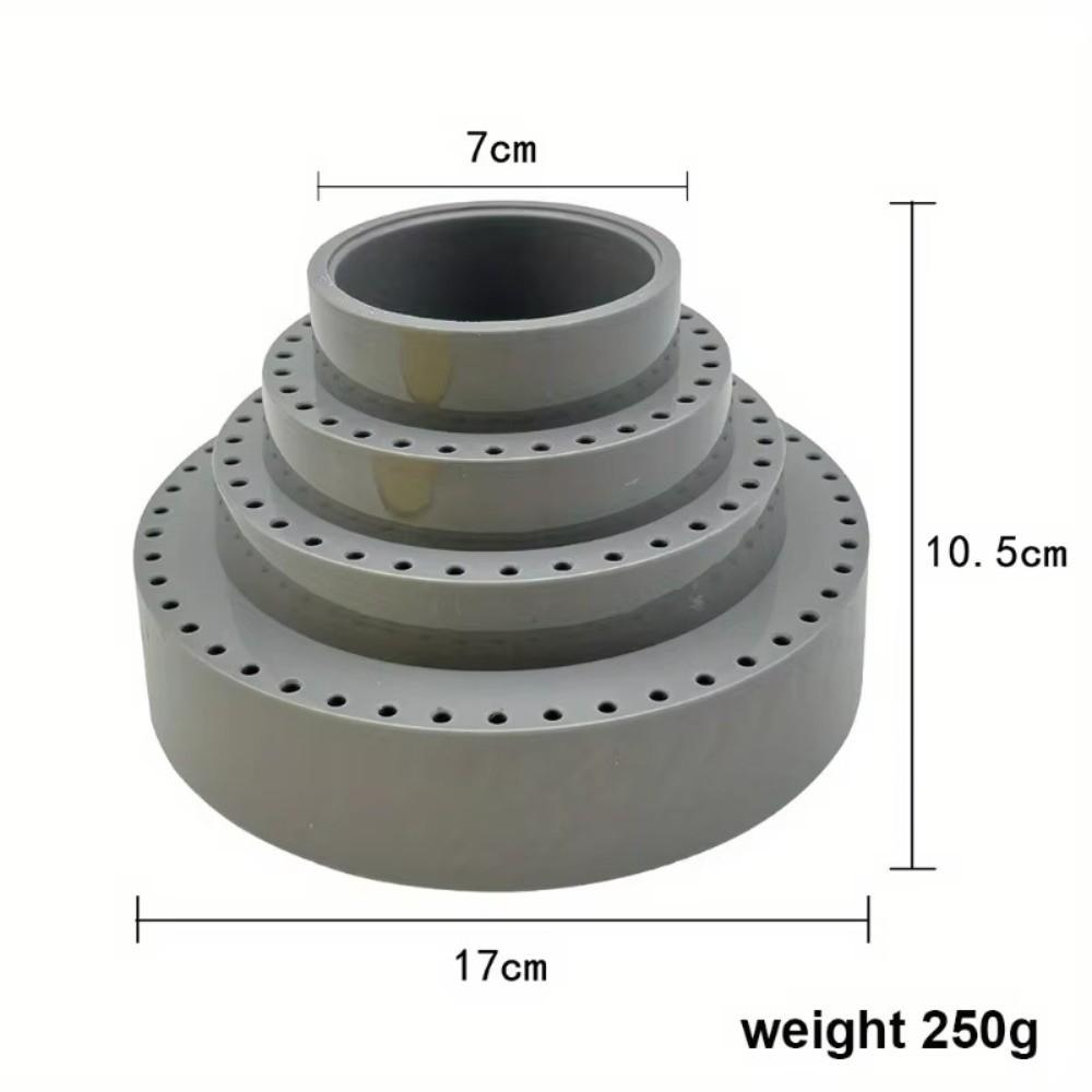 Portable Drill Bit Storage Case 360° Rotation Durable Rotating Tool Stand Round Shape Tool Tip Stand Tool Organization