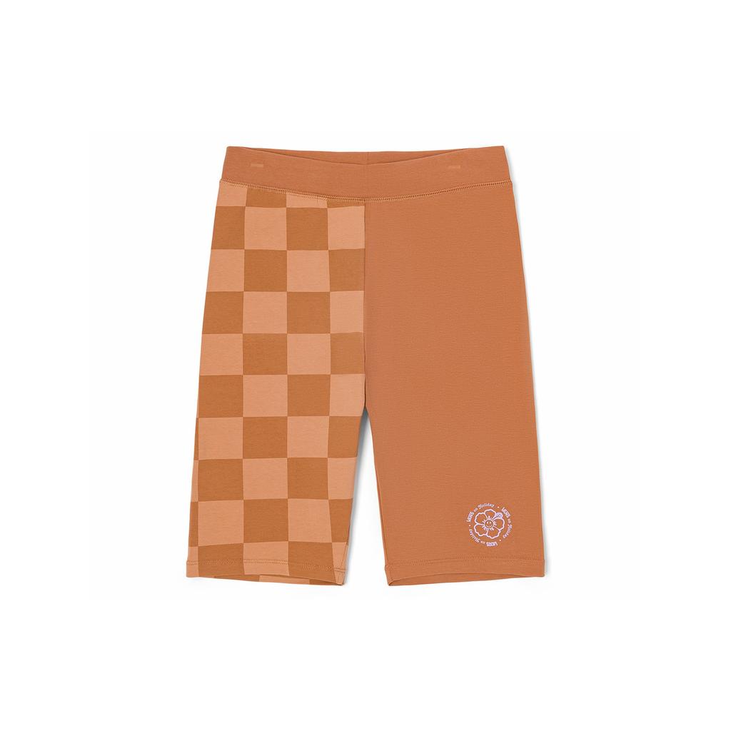 Vans X Emma Mulholland Checkerboard Knit Shorts Women shorts Amber VN0A7YKOYLY