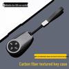 Nio Key Case Compatible with ET5, ET7, ES6, ES7, ES8, EC6 2025 Models - Carbon Fiber Texture Shell