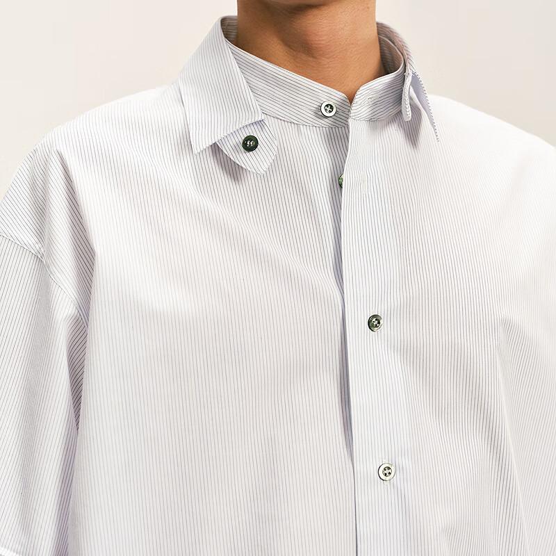 Croquis Men's Autumn 2025 H-Line Short-Sleeve Shirt