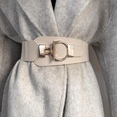 Women's High-End Elastic Waist Belt - Versatile and Trendy Decorative Accessory