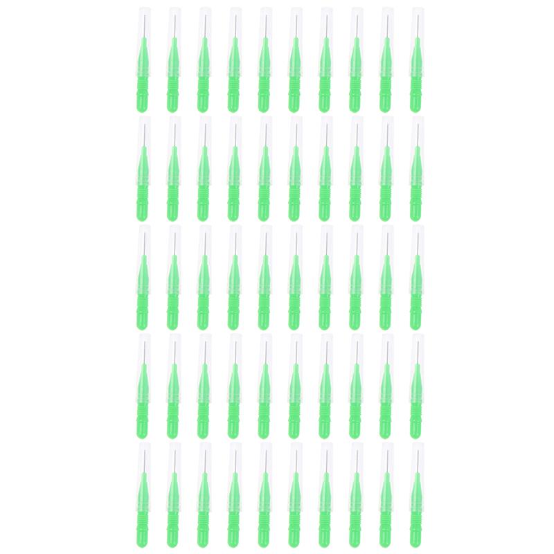 30/40/50/150pcs Push-Pull Interdental Brush Gum Interdental Tooth Brush Orthodontic Wire Brush Toothbrush Oral Care Toothpick