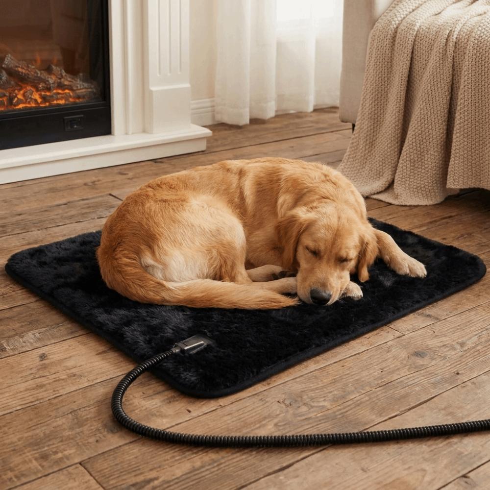 Constant Temperature Electric Heating Dog Bed Adjustable Dog Warmer Mat for Cats and Dogs