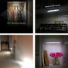 3Pcs RV Step Light Motion Sensor 10 LED Battery Operated Motorhome Trailers Camping Car Motion Activated Magnetic Night Lamp Strip