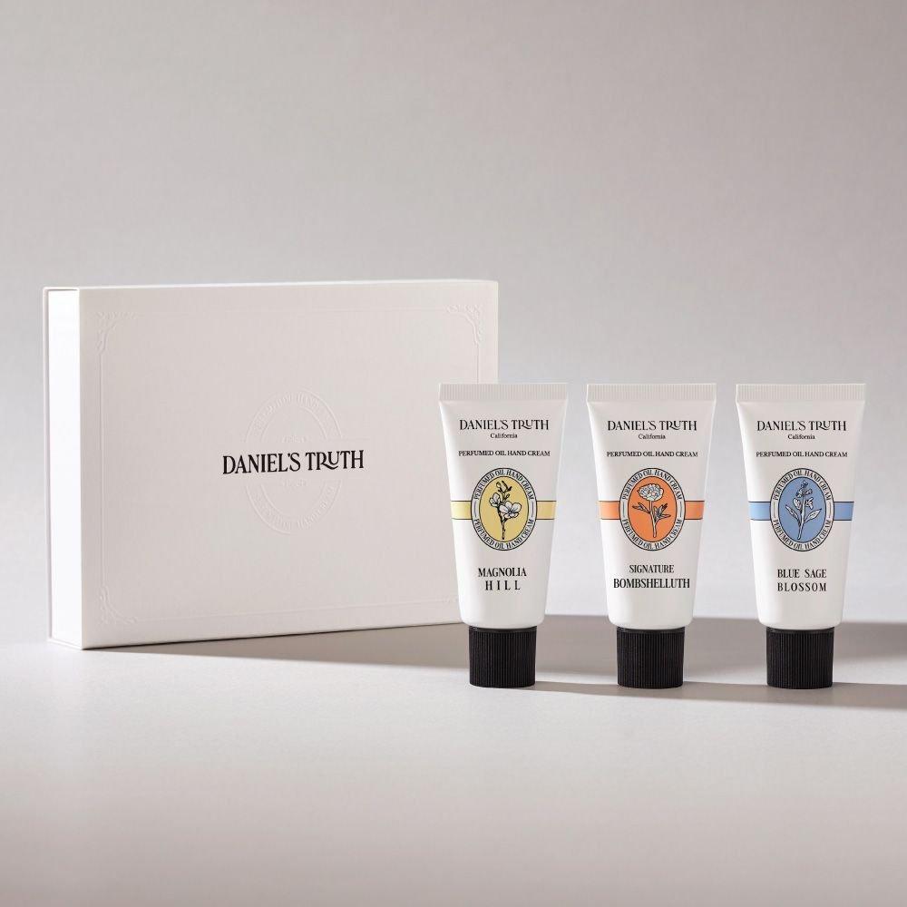 Perfumed Oil Hand Cream 3-Piece Set