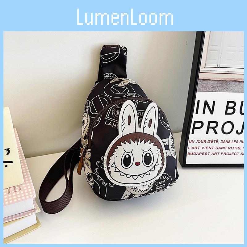 And Eyecatching Stylish Nylon Childrens Chest Bag Featuring Playful Cartoon Designs In Colors Various