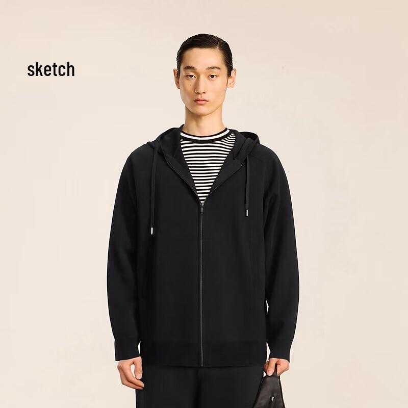 

Мужской кардиган с капюшоном свободного кроя CROQUIS M