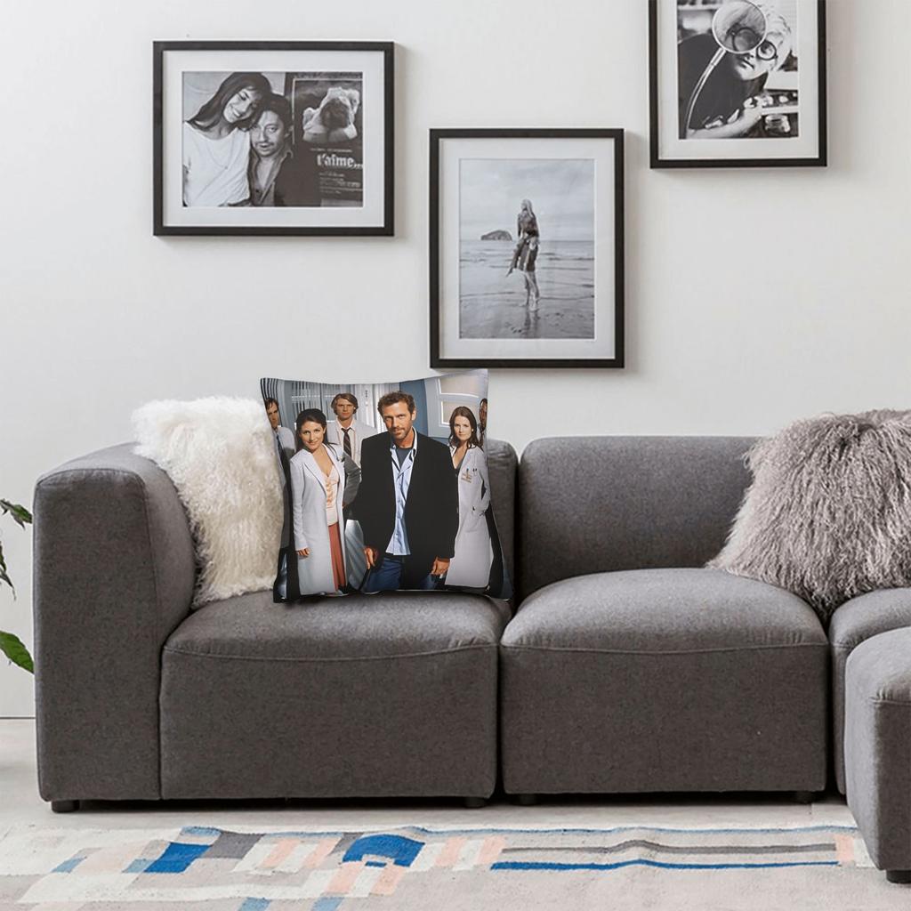 H-House-MD Pillow Cover Custom Cushion Cover Kawaii Pillow Case For Couch Sofa Bedroom