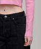MUSINSA STANDARD WOMAN Women'S Slim Crop Mock Neck Knit [Pink]
