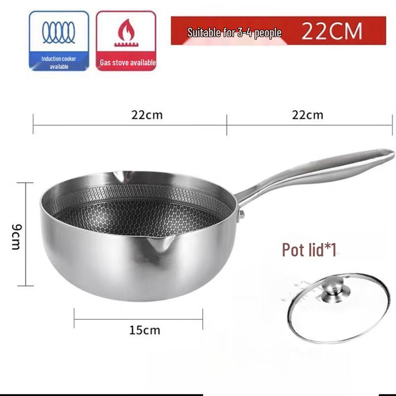 

Yoshida Artisan 316 SS Honeycomb Non-Stick Yukihira Pot