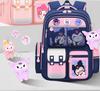 Large Capacity Cute Melody Schoolbag for Primary Students, Girls & Boys, Grades 1-6