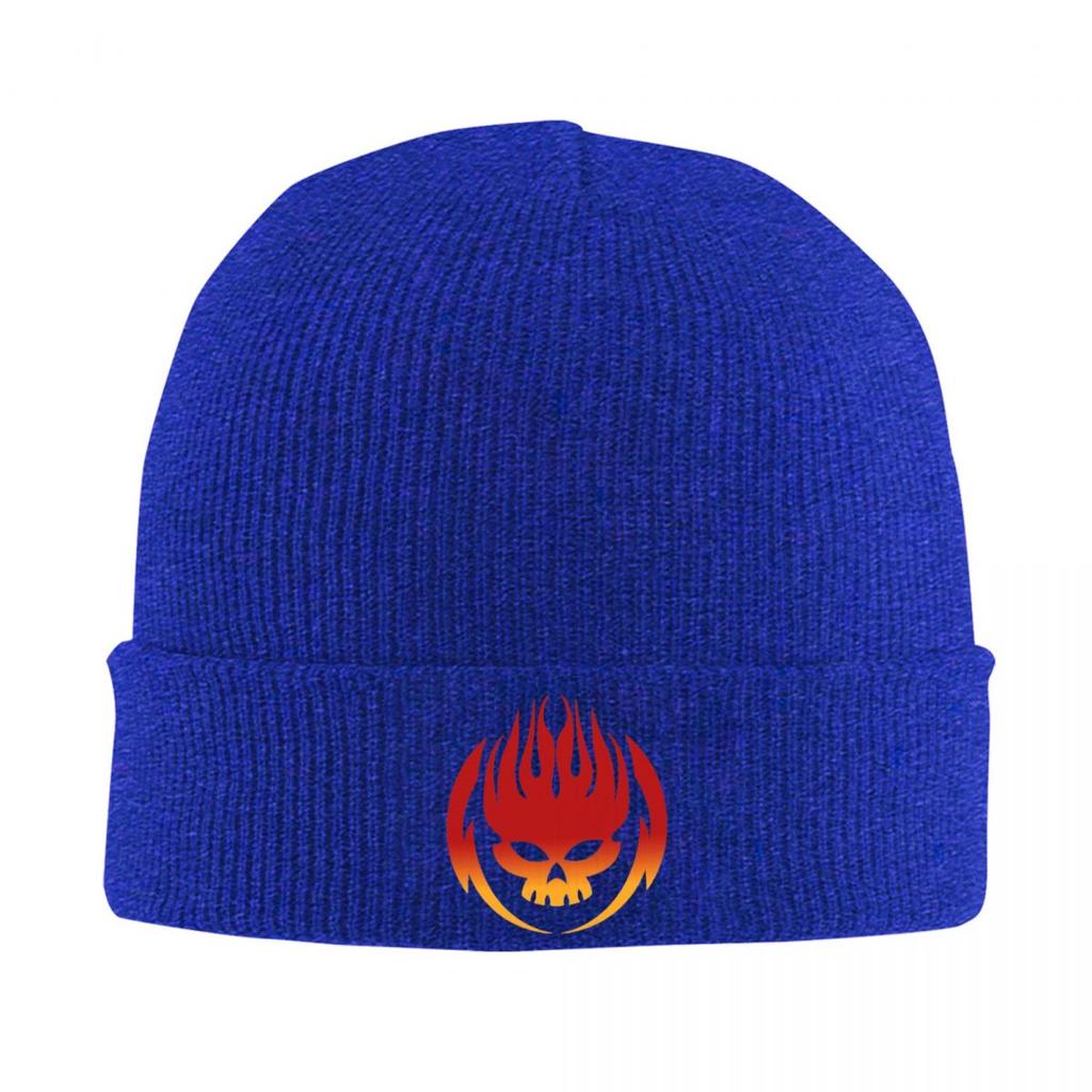 Punk The Offspring Warm Knitted Cap Winter Knit Bonnet Hat Skullies Beanies Hip Hop Caps for Unisex