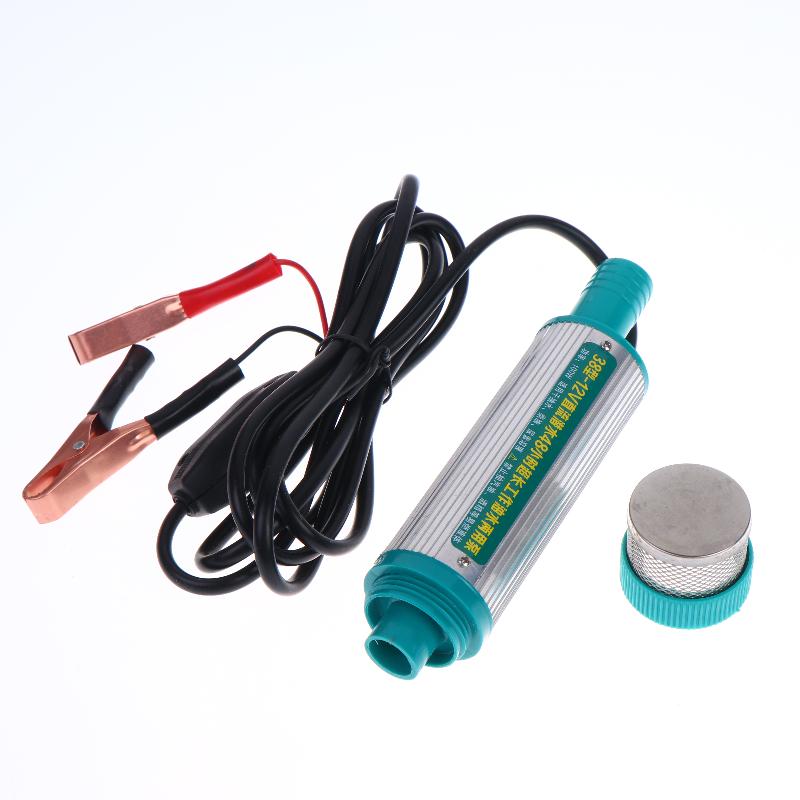 1 Set 30Lmin Diesel Oil Water Extractor Car Refueling Pump High Performance 12V/24V Dc Submersible Fuel Transfer Pump