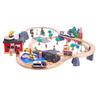Track Small Train Free Assembly Wooden Track Suit Train Toys Children's Educational Toys