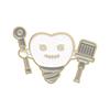 Versatile Cartoon Love Teeth Fun Badge: Quirky, Creative, and Exquisite Small Accessories for Clothing and Bags.