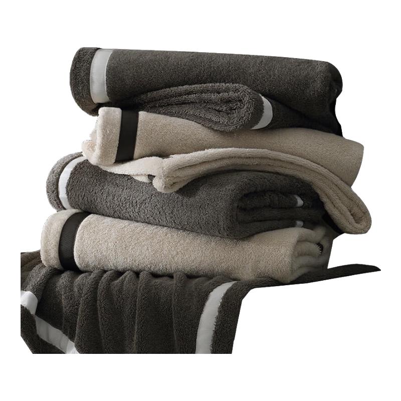 Kang erxin Five-Star Hotel Pure Cotton Antibacterial Bath Towel 150x90cm (880g)