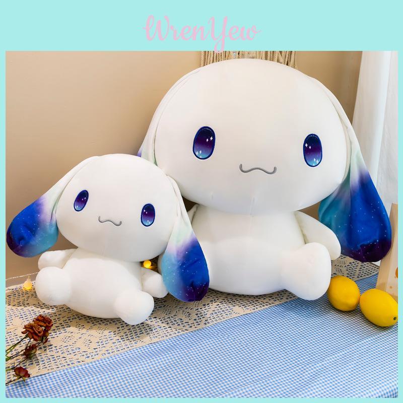 Sanrio Cinnamoroll Peluche con Orecchie Stellari Degradate Morbida Bambola Cuscino Per Bambini Super Morbido E Delicato Sulla Pelle