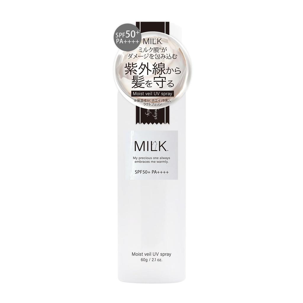Moist Veil UV Spray 60g UV Scalp UV Suitable for Hair and MILK. Care, Care, Sunscreen, Protection, SPF50+ PA++++, Skin, Fragrance-Free