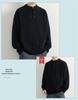Men's Trendy Loose Henley Knit Pullover for Autumn/Winter 2025