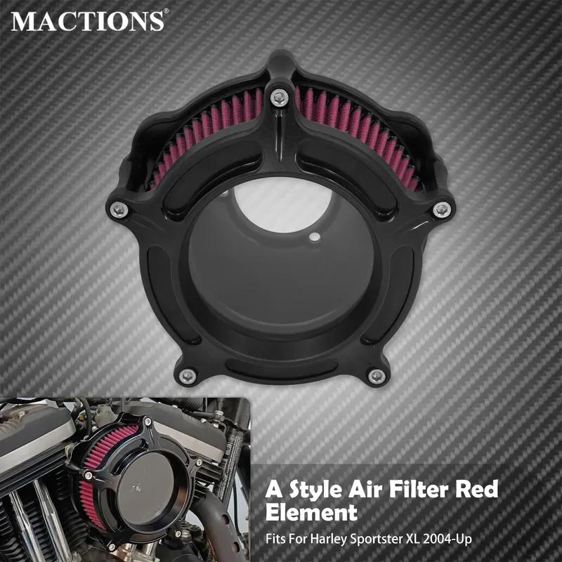 Motorcycle Air Filter Intake Air Cleaner System Kit For Harley Sportster XL Iron 883 1200 Touring Road King Softail Dyna FLHT