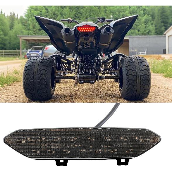 

JMTBNO ATV Led Tail Light Brake Lights Compatible with Yamaha YFZ450 2006-2009 5TG-84710-21-00 Smoke Lens#1
