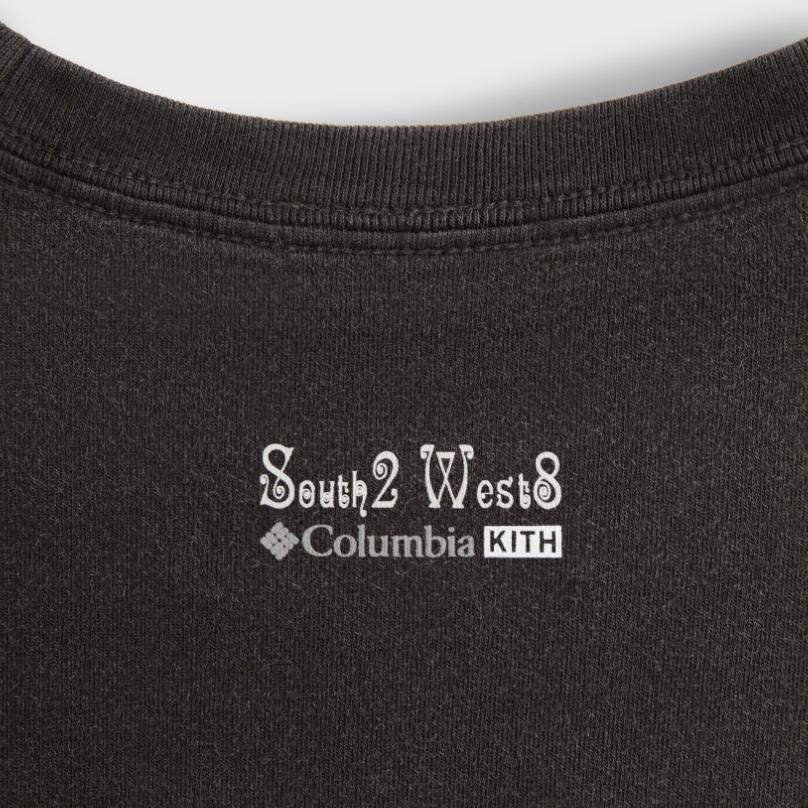 Kith x South2 West8 for Columbia Tenkara Vintage Tee Black Men Tops KHM033340-001