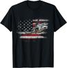 UH-1 Huey Helikopter T-shirt Amerikaanse Vlag Veteranen T-shirt Cadeau Unisex T-shirt