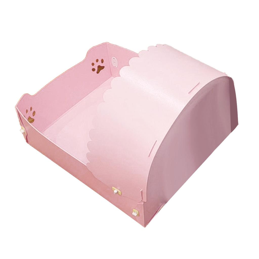 Princess Pet Bed Cute Scratch Resistant Washable Cat Delivery Bed Pet Sleeping Bed for Home Pink