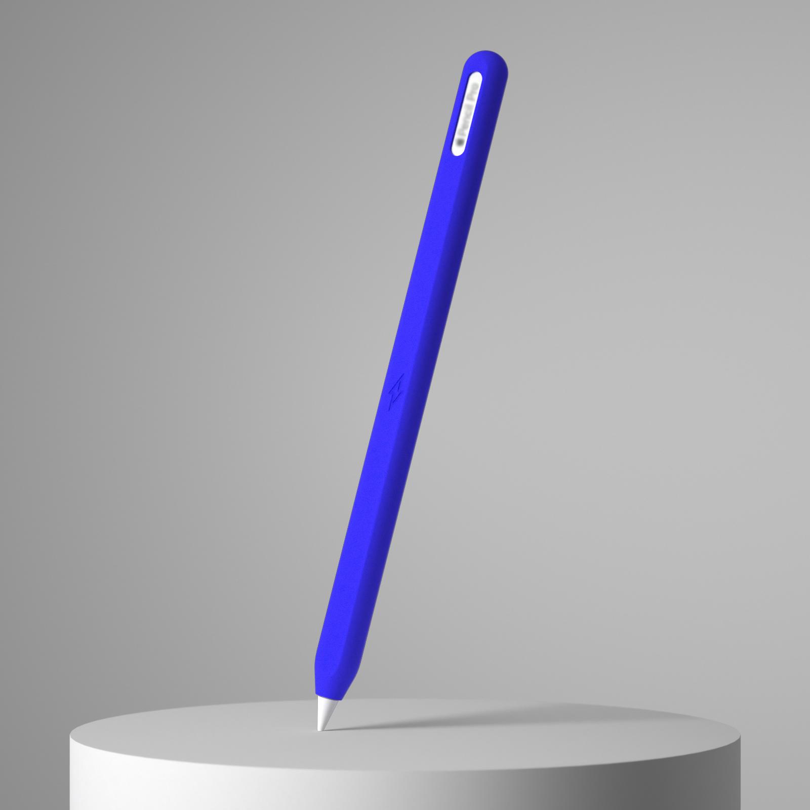 

Силіконовий захисний чохол для Apple Pencil Pro та Apple Pencil (2-е покоління) Стилус USB-C синій