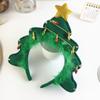 Festive Green Christmas Tree Headband - Cute Holiday Costume Accessory