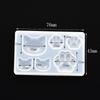 Cute Beads Cube Triangle Silicone Mold For Jewelry Earrings Pendant Making Resin UV Epoxy Resin Molds Crafts DIY Tool