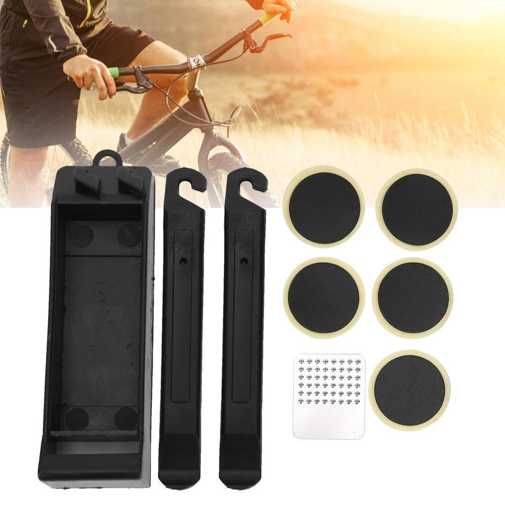 Bicycle Tire Repair Kit Puncture Repair Tool Set Tire LeverTyre Glueless PatchRasp