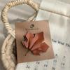 Sophisticated Maple Leaf Hair Clip Luxurious Leather Hairclip Antiskid Hairpin Natural Styles Hair Accessory