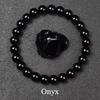6/8mm Reiki Blue Apatite Bead Bracelet Men Women Natural Stone Blood Circulation Stimulate Enthusiasm Health Care Couple Jewelry