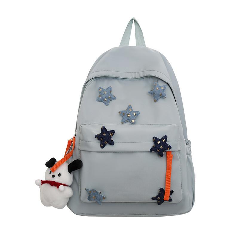 

Adorable Cartoon Design High School Shoulder Bag With Computer Slot зелений