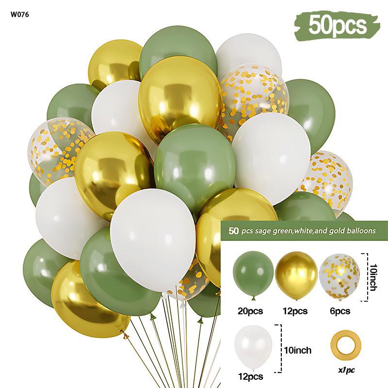 10-Zoll Latex-Ballon Festival Set: Individuell gestaltbare Ballonketten-Dekoration