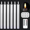 Remote Controlled LED Taper Candles Flickering Effect Atmosphere Night Lamp  Home Wedding Decor