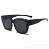 Folding glasses sunglasses men's trendy clips polarized light UV protection men's drivers driving sunglasses women
